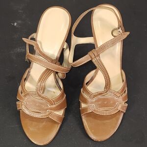 LOFT Brown Strappy Sandals